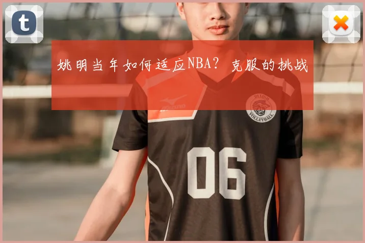姚明当年如何适应NBA?克服的挑战