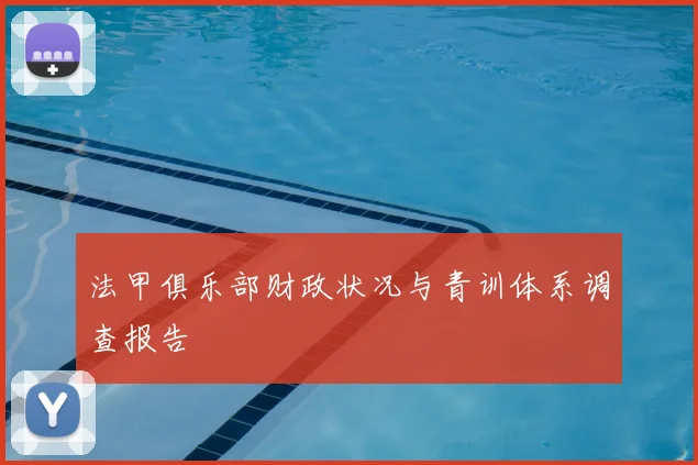 法甲俱乐部财政状况与青训体系调查报告